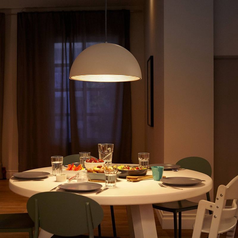 slide 4 of 7, Philips 2pk 100W A19 Ultra Efficient Daylight Clear Light Bulbs, 2 ct