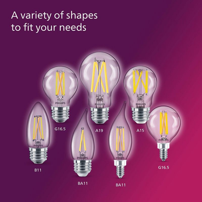 slide 6 of 9, Philips Ultra Definition 40W Clear Daylight B11 E12 3P, 1 ct