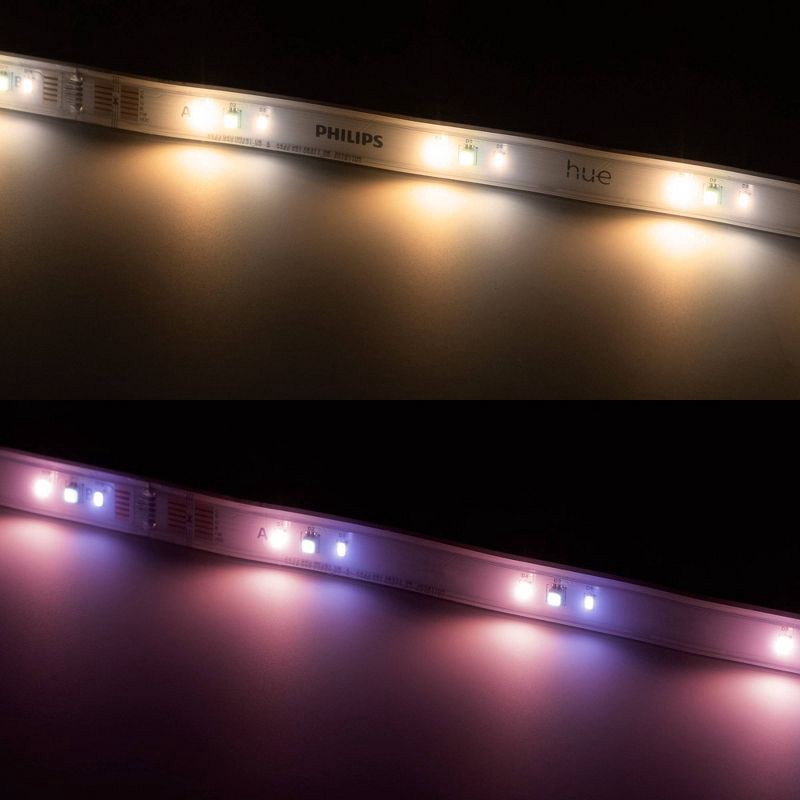 slide 5 of 7, Philips Hue 10' White and Multi-Colored LED Solo Light Strip, 1 ct