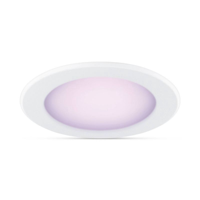 slide 2 of 8, Philips Smart Wi-Fi 85W 6'' Recessed Downlight 1P: E26 Base, Smart Color and Tunable White, Voice Control, Dimmable, 1 ct