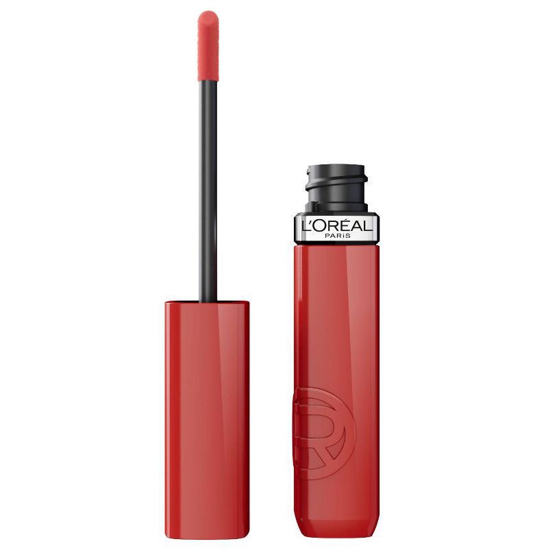 slide 1 of 13, L'Oreal Paris Infallible Lacque Resistance Liquid Lipstick - Worth It Medium - 0.13 fl oz, 0.13 fl oz
