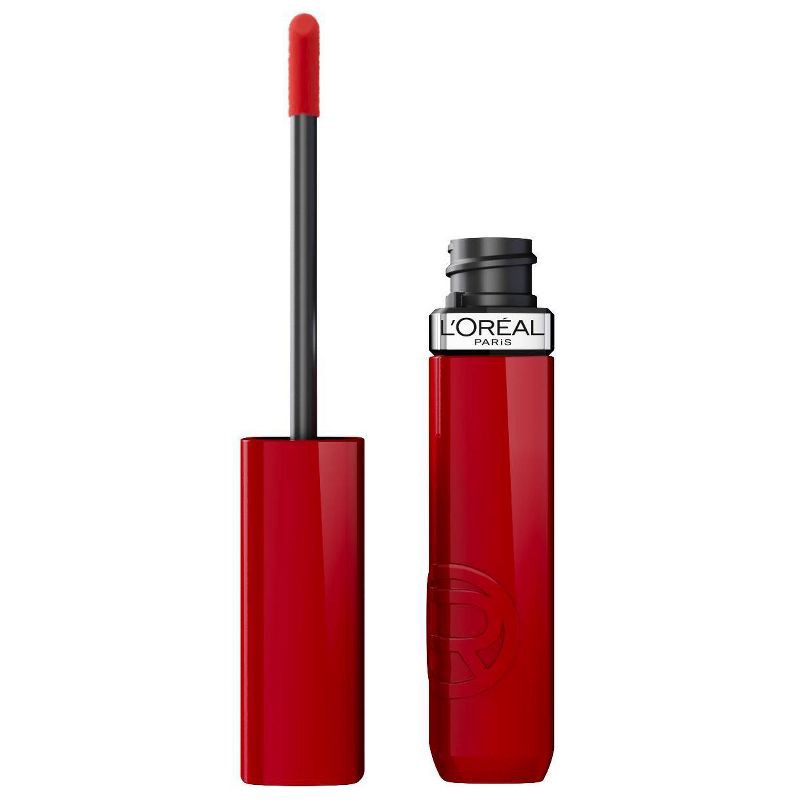 slide 1 of 13, L'Oreal Paris Infallible Lacque Resistance Liquid Lipstick - Le Rouge Paris - 0.13 fl oz, 0.13 fl oz