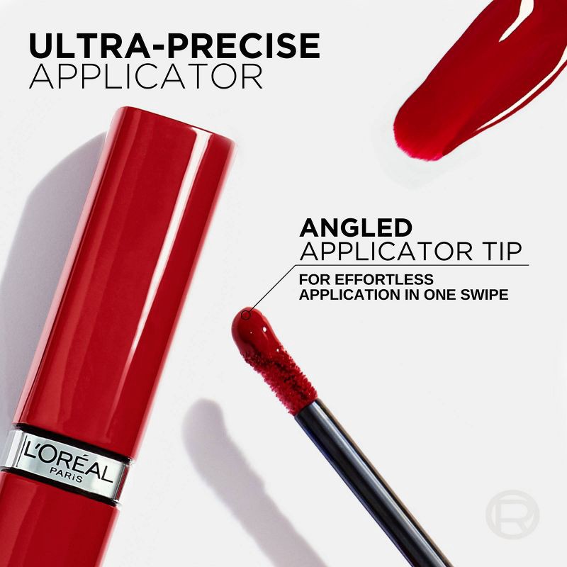 slide 10 of 13, L'Oreal Paris Infallible Lacque Resistance Liquid Lipstick - Worth It - 0.13 fl oz, 0.13 fl oz