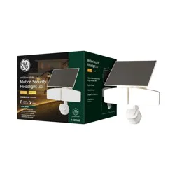GE Household Lighting GE Outdoor 5CCT Security 2 Head Solar Motion Sensing Light Fixture