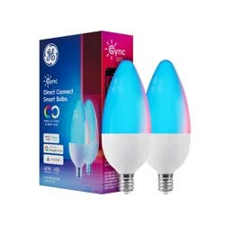 GE Household Lighting GE 2pk CYNC Full Color Decorative BC