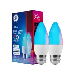 GE Household Lighting GE 2pk CYNC Full Color Decorative BM