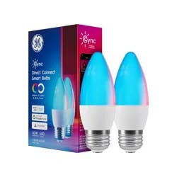 GE Household Lighting GE 2pk CYNC Full Color Decorative BM
