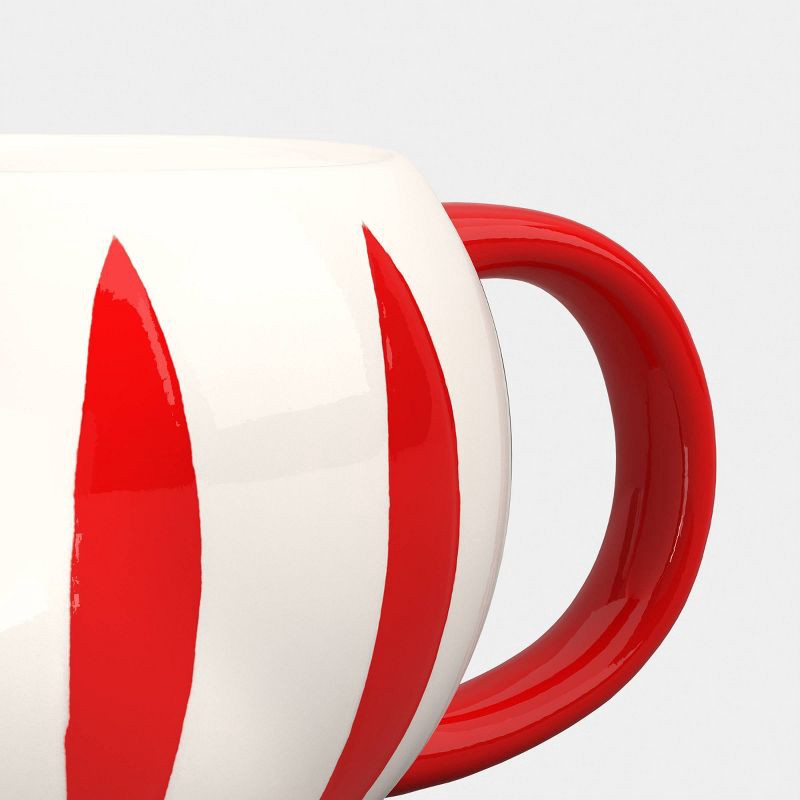 slide 4 of 4, 12.85 fl oz Christmas Stoneware Ornament Figural Lid Coaster Mug - Wondershop™, 12.85 fl oz