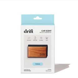 Drift Co Car Wood Air Freshener Car Odor Eliminator Cabana Scent Starter Kit