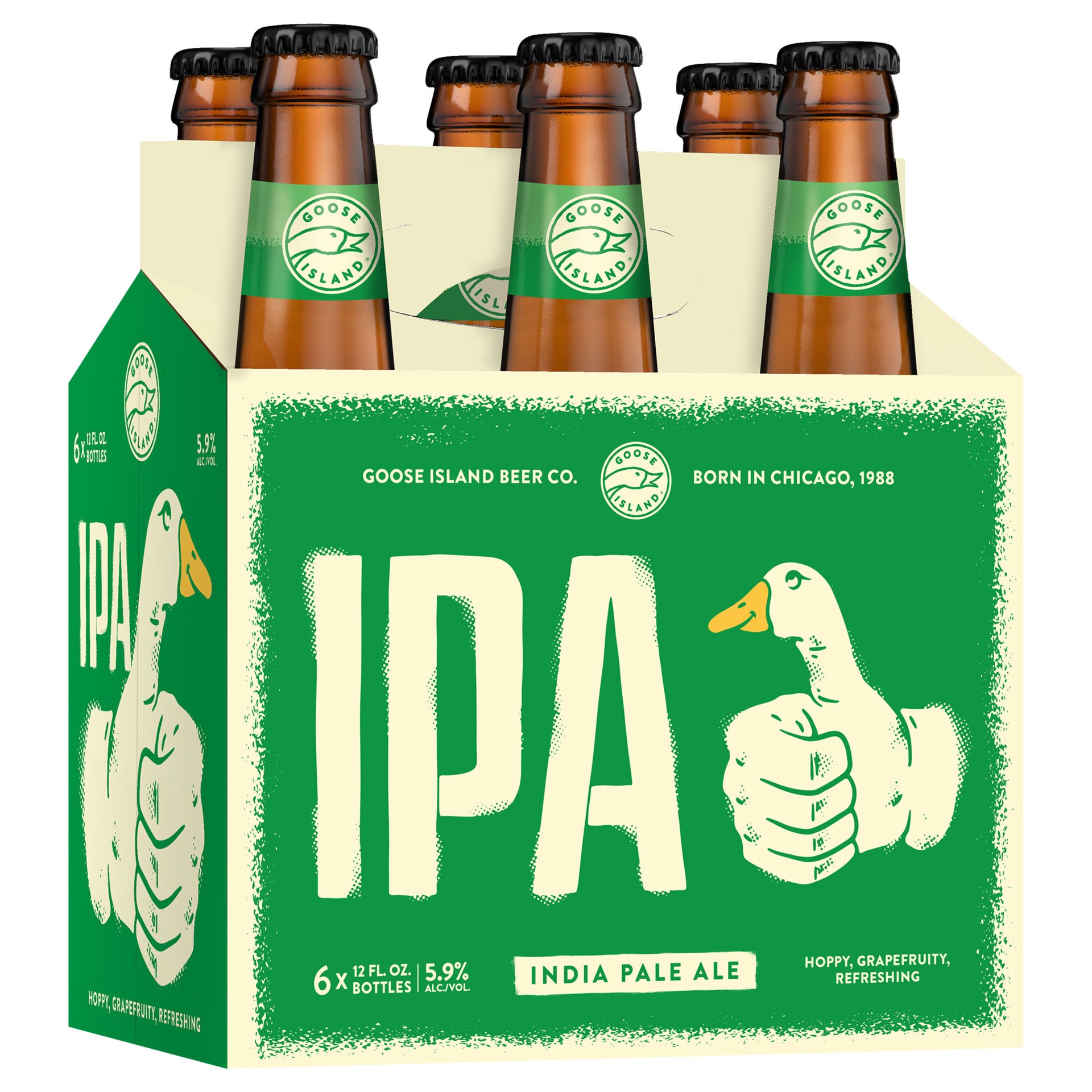 slide 1 of 29, Goose Island Beer Co. IPA Craft Beer, India Pale Ale, 6 Pack Beer, 12 FL OZ Bottles, 6 ct; 12 oz