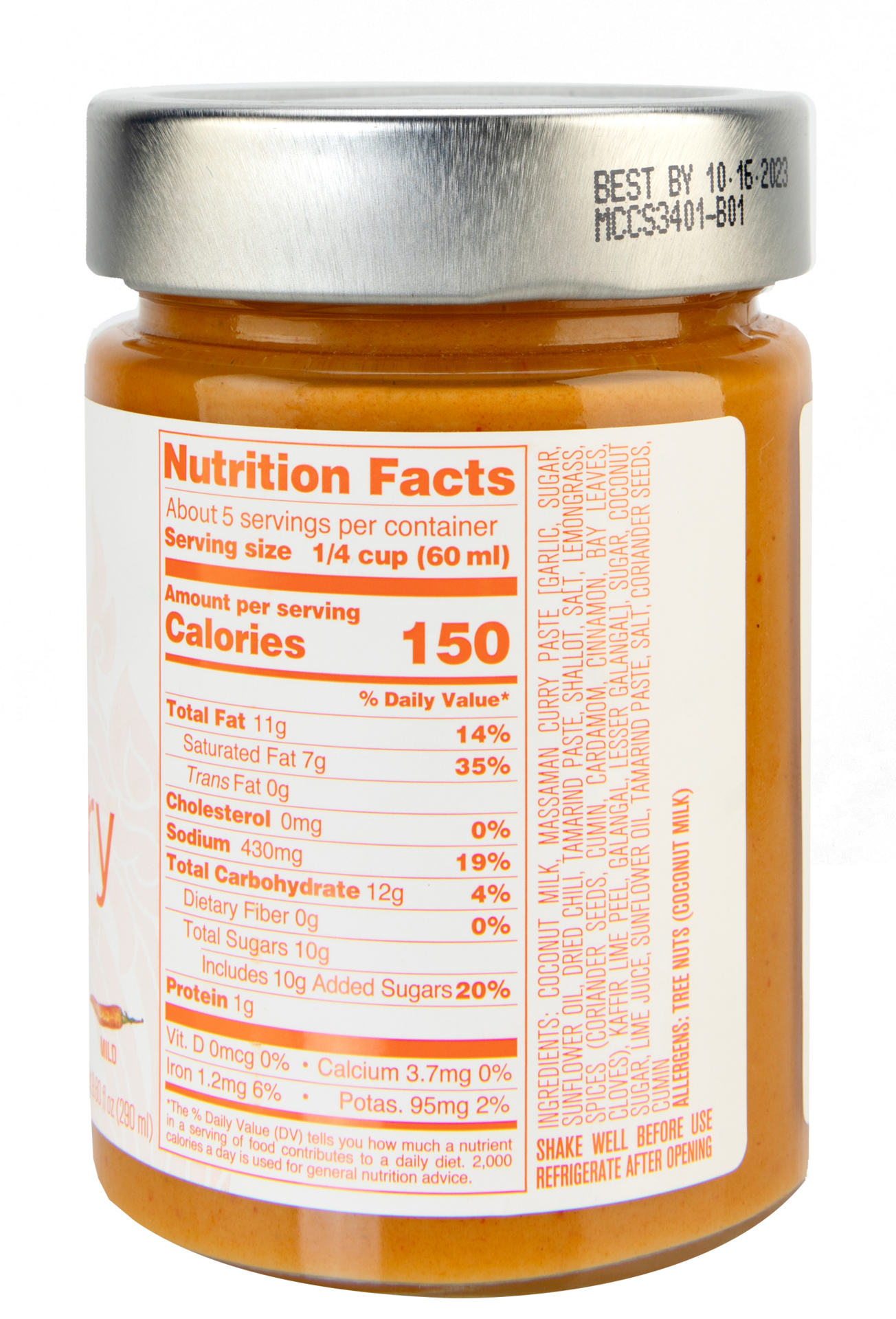 slide 2 of 2, Watcharee's Thai Massaman Curry Sauce, 9.8 fl oz