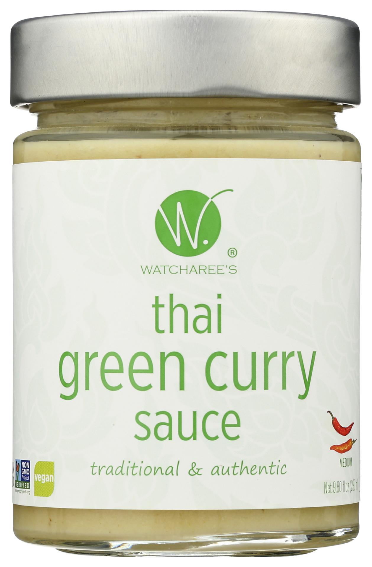 slide 1 of 2, Watcharee's Thai Green Curry Sauce, 9.8 fl oz
