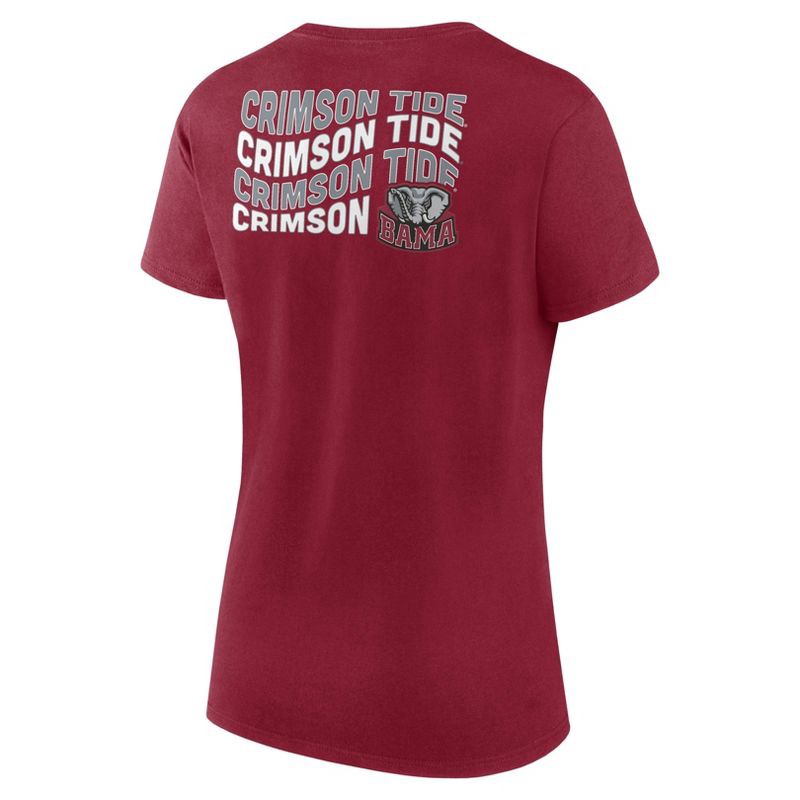 slide 2 of 3, NCAA Alabama Crimson Tide Women's Bi-Blend Crew T-Shirt - L, 1 ct