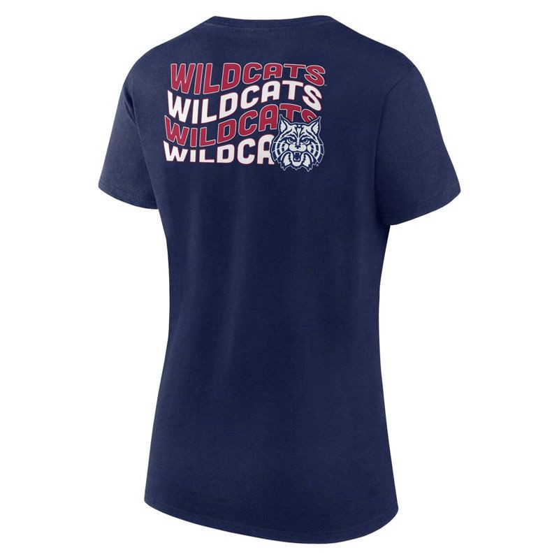 slide 2 of 3, NCAA Arizona Wildcats Women's Bi-Blend Crew T-Shirt - L, 1 ct