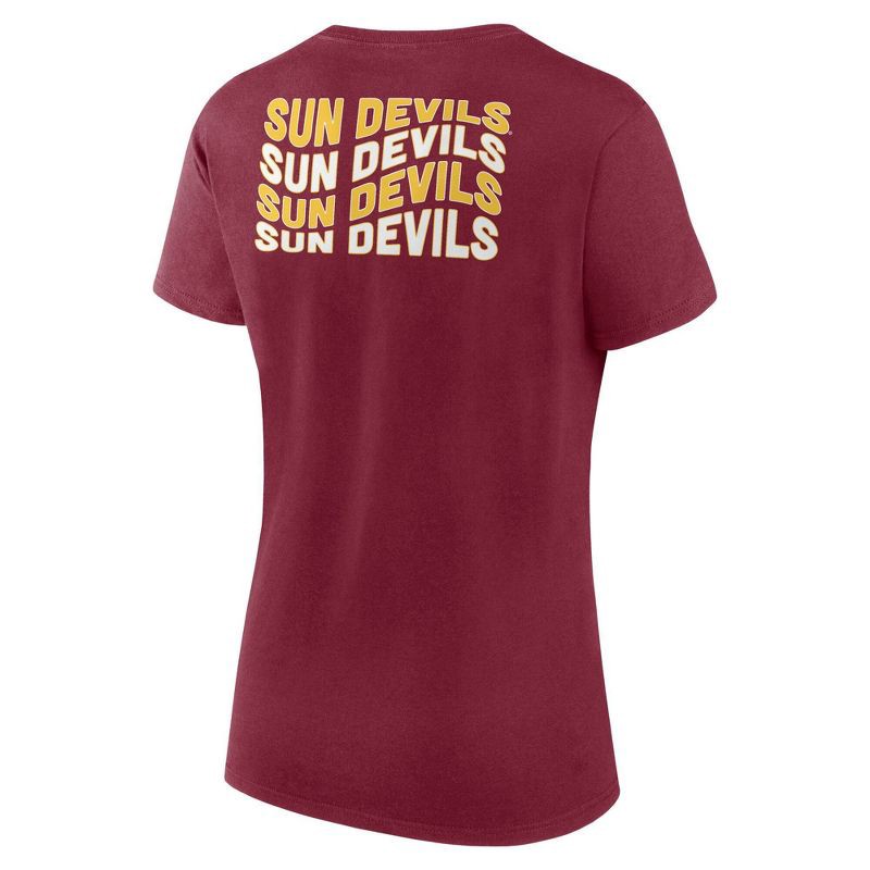 slide 2 of 3, NCAA Arizona State Sun Devils Women's Bi-Blend Crew T-Shirt - XL, 1 ct