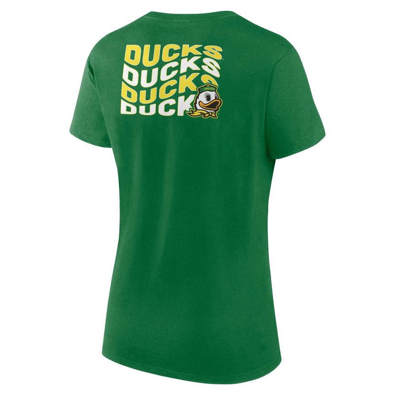 slide 2 of 3, NCAA Oregon Ducks Women's Bi-Blend Crew T-Shirt - XL, 1 ct
