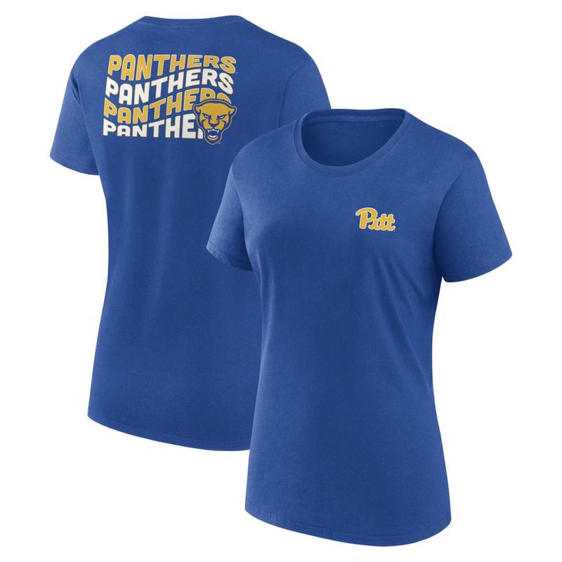 slide 3 of 3, NCAA Pitt Panthers Women's Bi-Blend Crew T-Shirt - XL, 1 ct