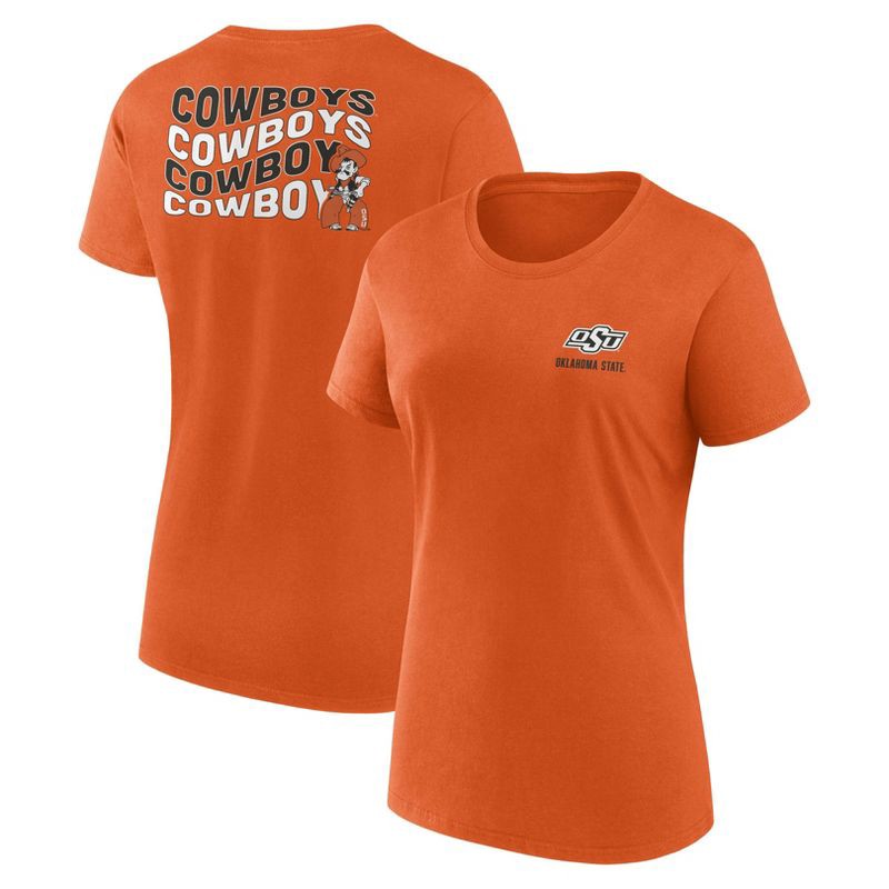 slide 3 of 3, NCAA Oklahoma State Cowboys Women's Bi-Blend Crew T-Shirt - XXL, 1 ct