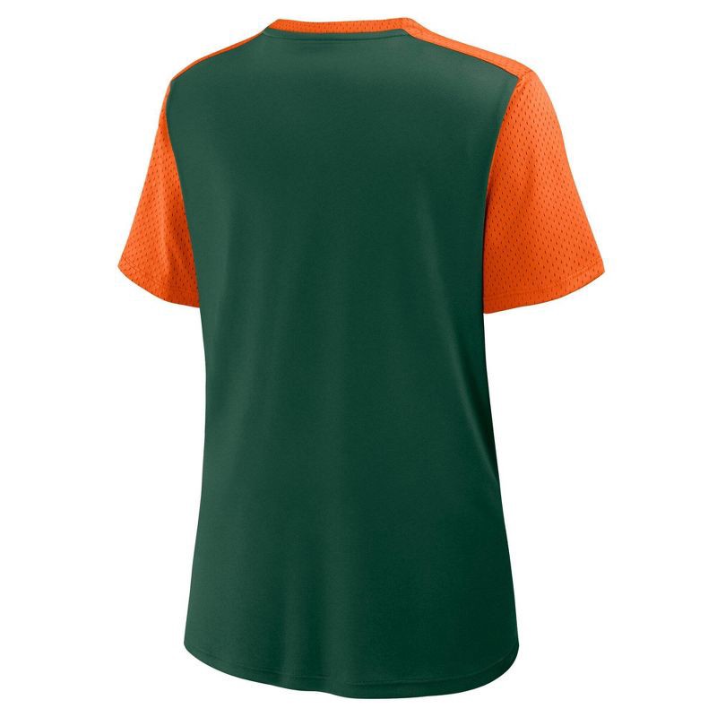 slide 2 of 3, NCAA Miami Hurricanes Women's Fashion Jersey - S, 1 ct