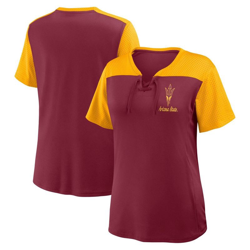 slide 3 of 3, NCAA Arizona State Sun Devils Women's Fashion Jersey - M, 1 ct