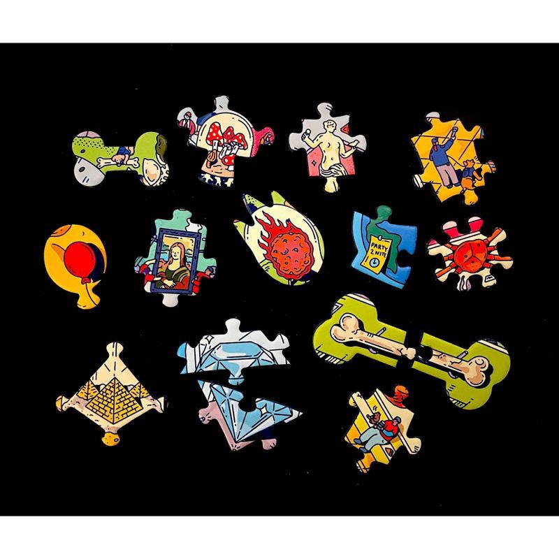 slide 4 of 5, Magic Puzzle Company The Awakened Artifacts Jigsaw Puzzle - 1000pc: Develops Memory & Fine Motor Skills, Collage Theme, 1000 ct