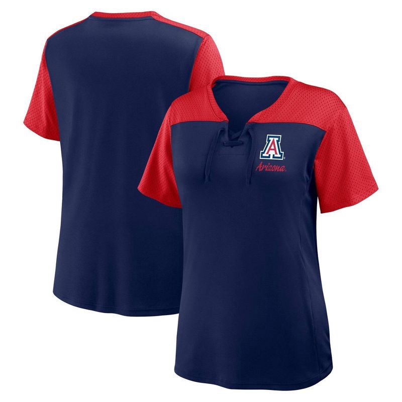 slide 3 of 3, NCAA Arizona Wildcats Women's Fashion Jersey - L, 1 ct