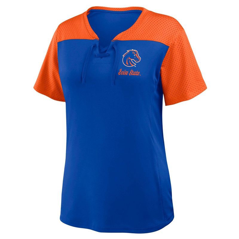 slide 1 of 3, NCAA Boise State Broncos Women's Fashion Jersey - L, 1 ct