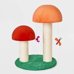 Knock Down Post Novelty Double Toadstool Cat Scratcher - 19" - Boots & Barkley™