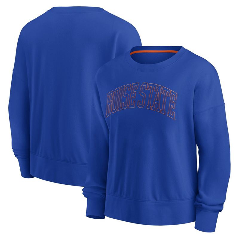 slide 3 of 3, NCAA Boise State Broncos Women's Crew Shirt - S, 1 ct