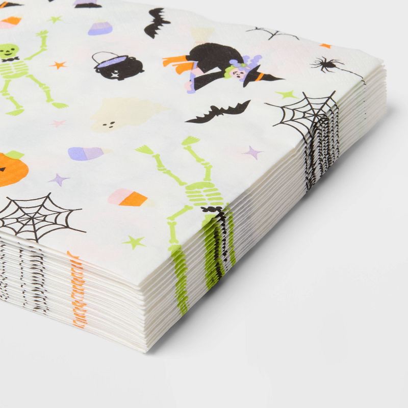 slide 3 of 3, 20ct Halloween Monster Party Lunch Napkin - Spritz™, 20 ct