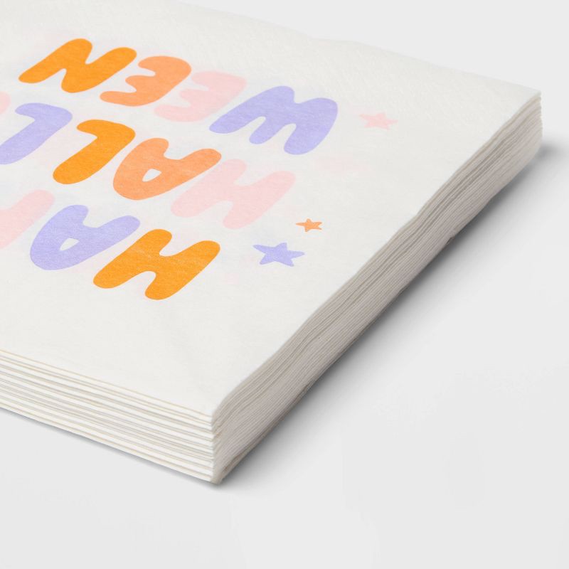 slide 3 of 3, 20ct Cute Happy Halloween Lunch Napkin - Spritz™, 20 ct