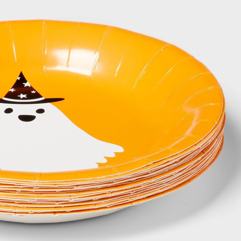 slide 3 of 3, 20ct Halloween Ghost Witch Snack Plate - Spritz™, 20 ct