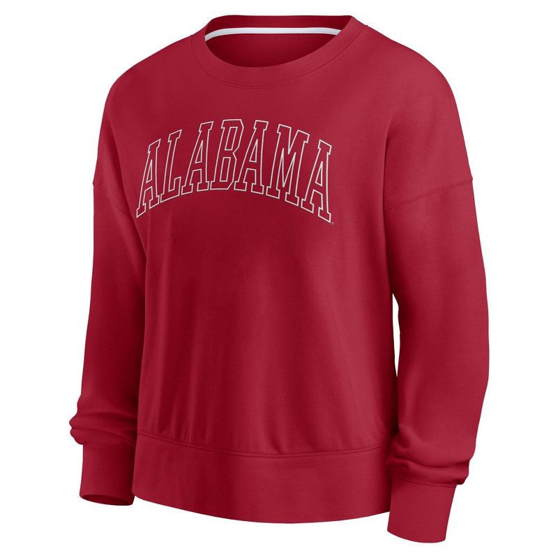 slide 1 of 3, NCAA Alabama Crimson Tide Women's Crew Shirt - M, 1 ct