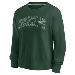 NCAA Michigan State Spartans Women's Crew Shirt - M