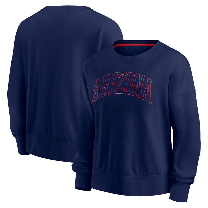 slide 3 of 3, NCAA Arizona Wildcats Women's Crew Shirt - L, 1 ct