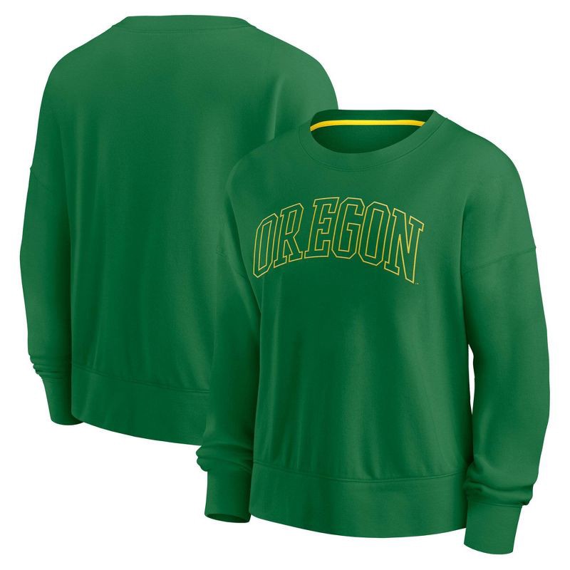 slide 3 of 3, NCAA Oregon Ducks Women's Crew Shirt - XL, 1 ct
