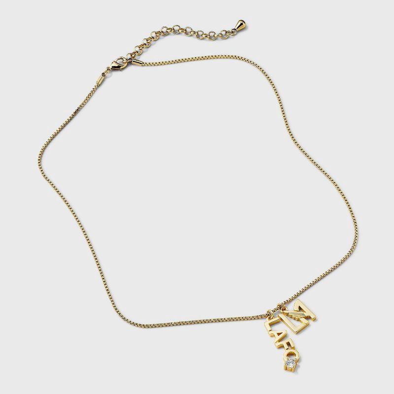 slide 3 of 4, Bijoux Sport by Luv Aj MLS Gold Charm Necklace - LAFC: Brass Chain Necklace with Lobster Claw Clasp, 16" Length, 1 ct