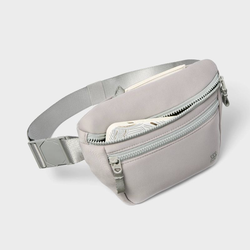 slide 3 of 4, Premium Belt Bag - All In Motion™ - Gray, 1 ct