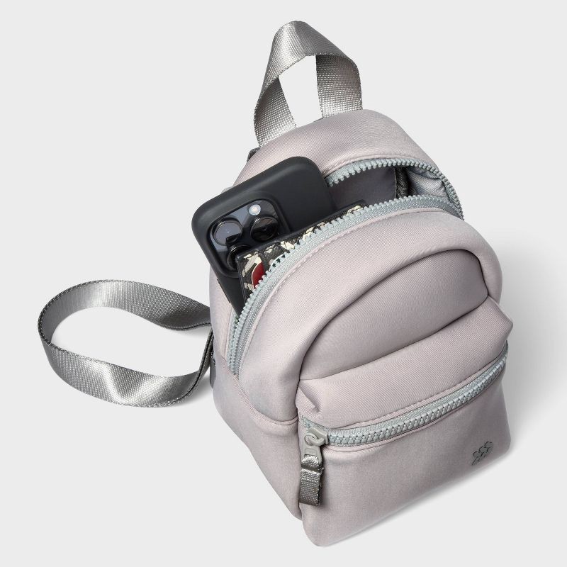 slide 3 of 4, Neoprene Mini Backpack - All In Motion™ - Gray, 1 ct