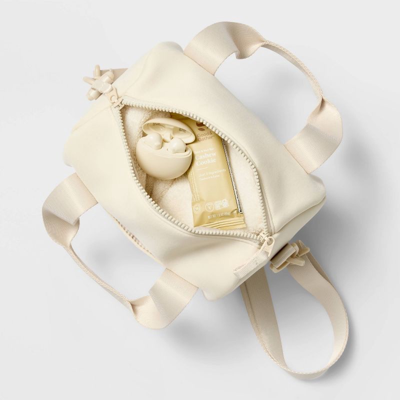 slide 3 of 4, Miniature Duffel Bag - All In Motion™ - Cream, 1 ct