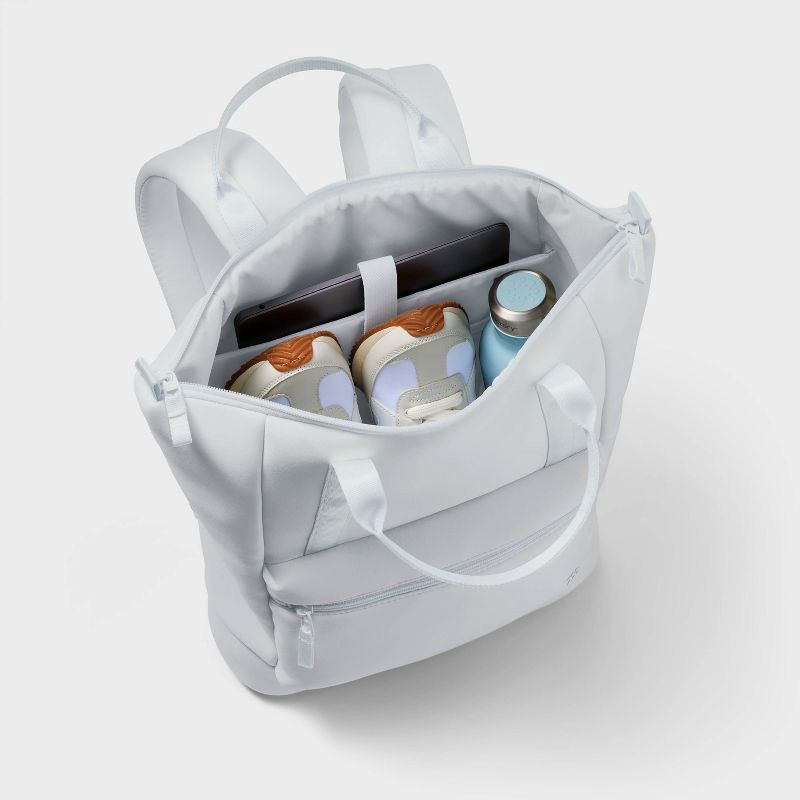 slide 3 of 4, Faux Neoprene Backpack Tote - All in Motion™ - Ice Blue, 1 ct