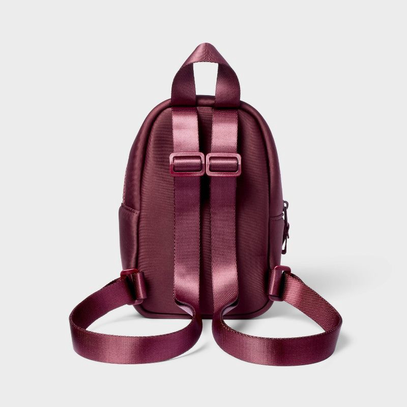 slide 2 of 4, Neoprene Mini Backpack - All In Motion™ - Maroon, 1 ct