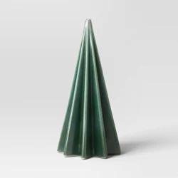 Medium Faceted Christmas Tree Green - Threshold™