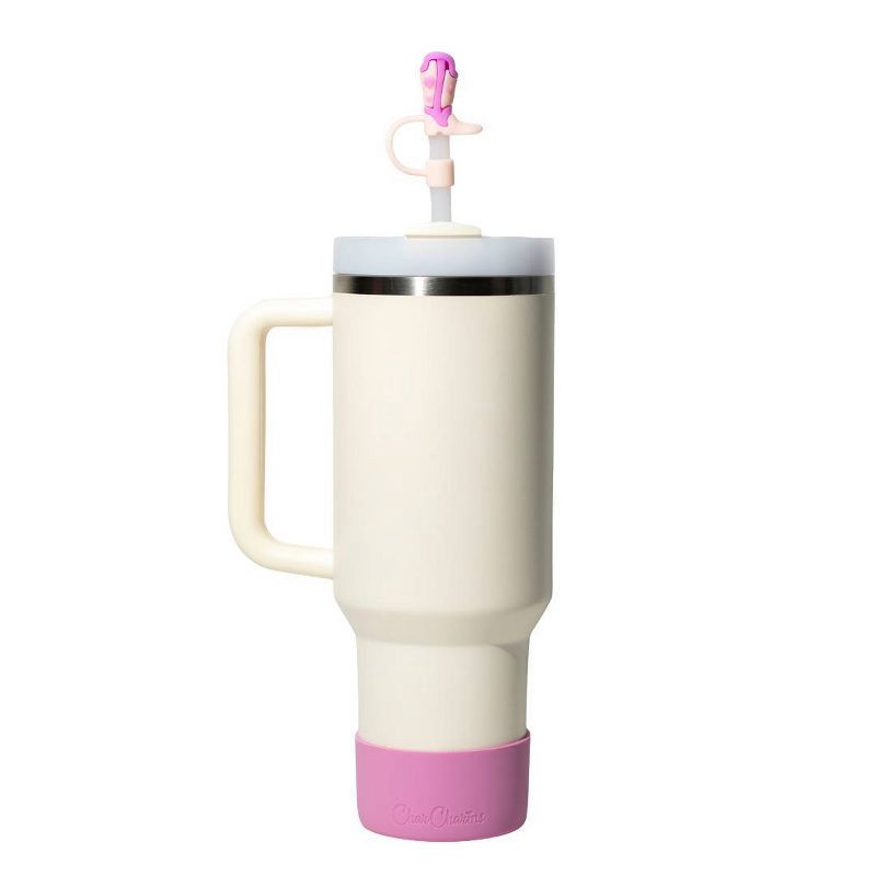 slide 2 of 6, CharCharms Water Bottle Boot Peony, 1 ct