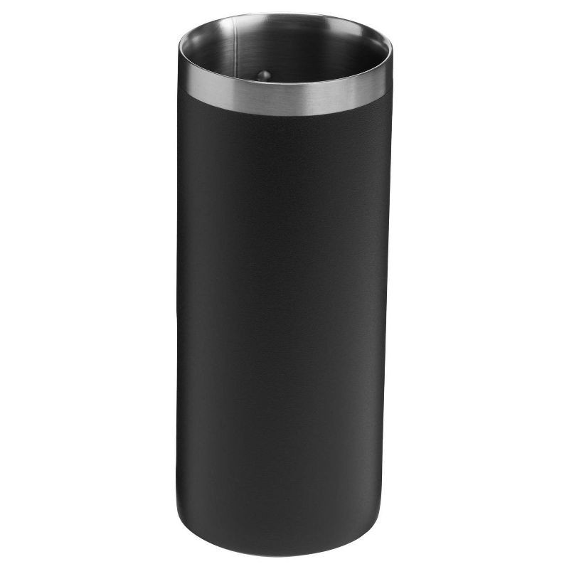 slide 2 of 4, Stanley 10 oz Slim Stainless Steel All-Occasions Can Chiller Black 2.0, 10 oz