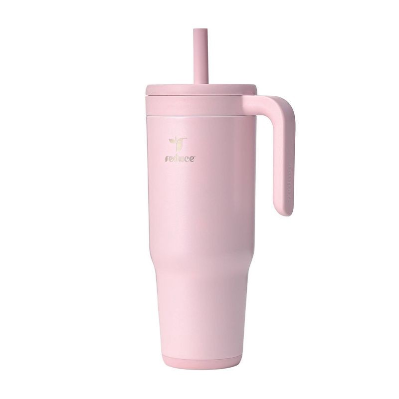 slide 2 of 6, Reduce 40oz Chiller Vacuum Insulated Stainless Steel Spill-Proof Tumbler Frosty Pink, 40 oz