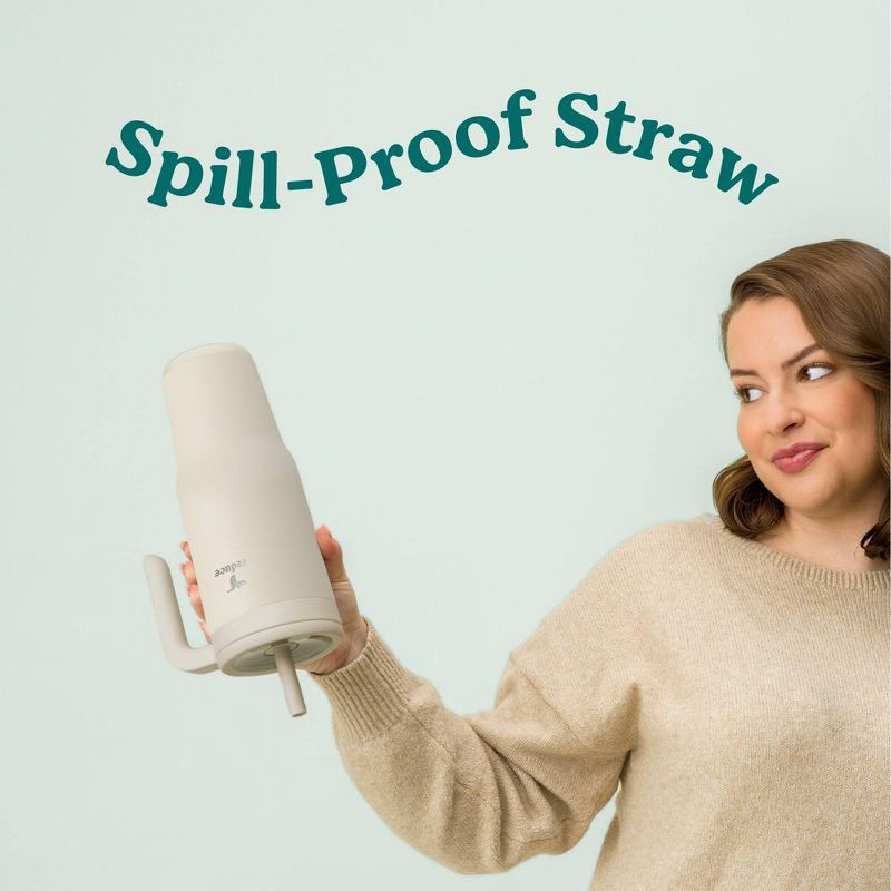 slide 6 of 6, Reduce 40oz Chiller Vacuum Insulated Stainless Steel Spill-Proof Tumbler Frosty Pink, 40 oz