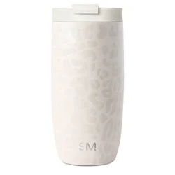 Simple Modern 16oz Voyager Leopard Travel Mug Cream