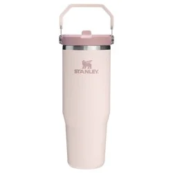 Stanley 30 oz Stainless Steel Ice Flow 2.0 Flip Straw Tumbler Rose Quartz