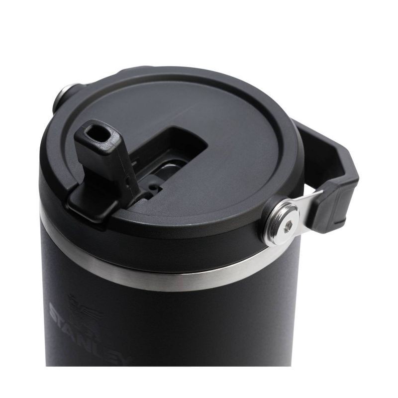slide 3 of 3, Stanley 40 oz Stainless Steel Ice Flow Flip Straw Tumbler Black 2.0, 40 oz